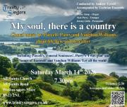 My soul there is a country (Facebook Post) with QR code